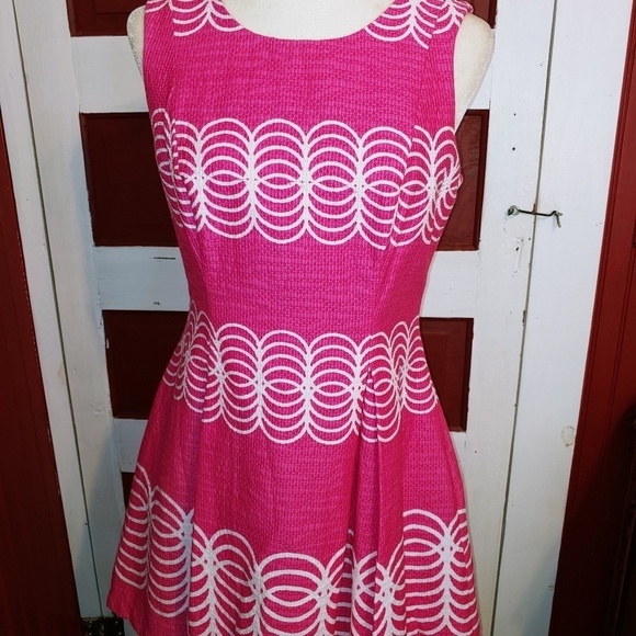 HP 🏆🔥 Just Taylor Pink & White Dress 10P - Picture 2 of 8